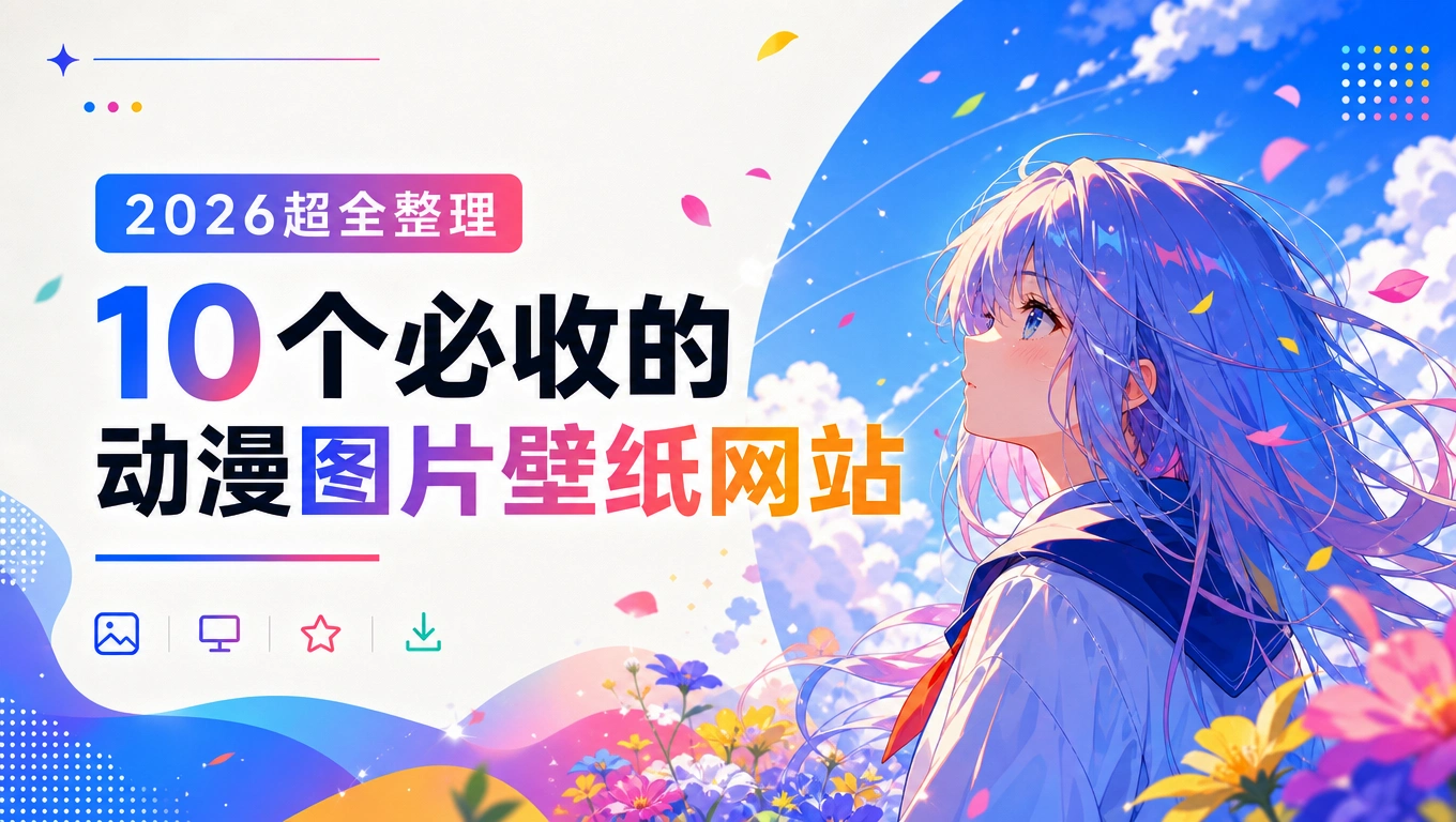 2026超全整理！10个必收的动漫图片壁纸网站