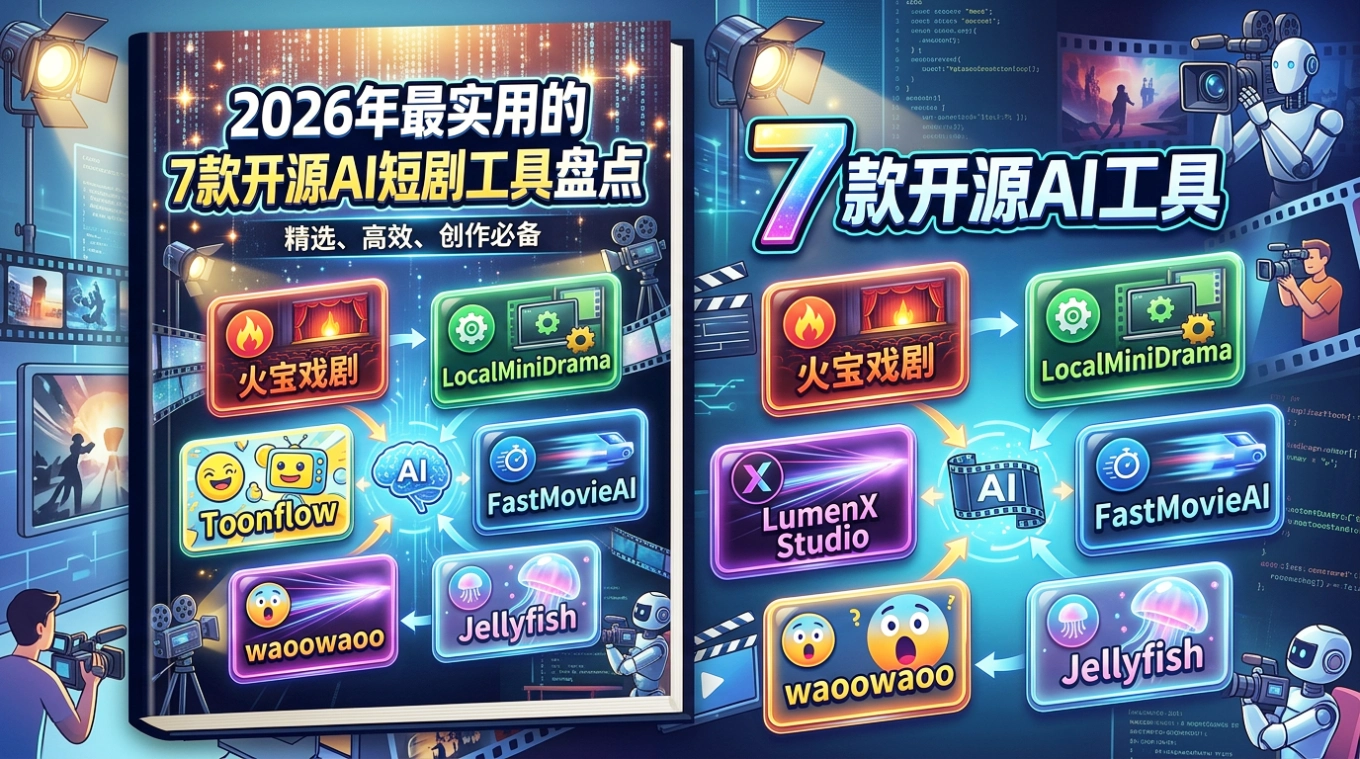 2026年最实用的7款免费开源AI短剧工具推荐
