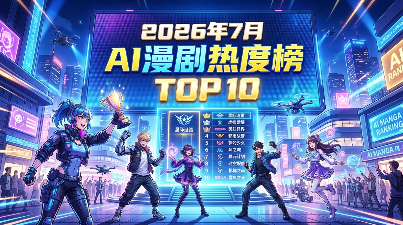 2026年7月AI漫剧热度榜TOP10