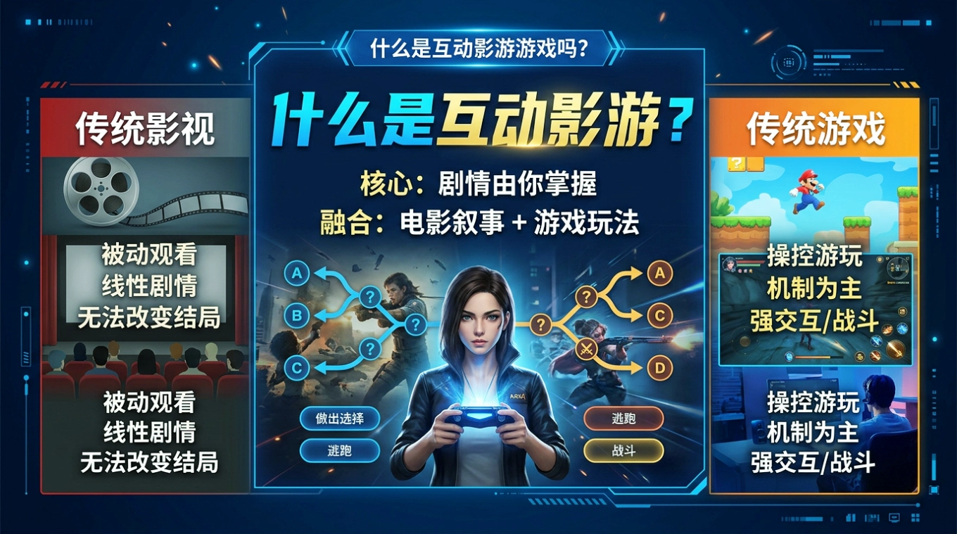什么是互动影游？和传统影视、游戏有什么区别？