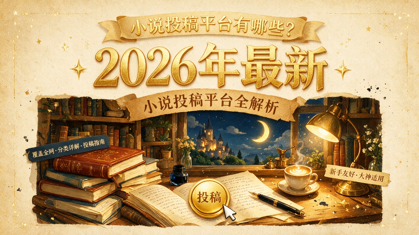 小说投稿平台有哪些？2026年最新小说投稿平台全解析！